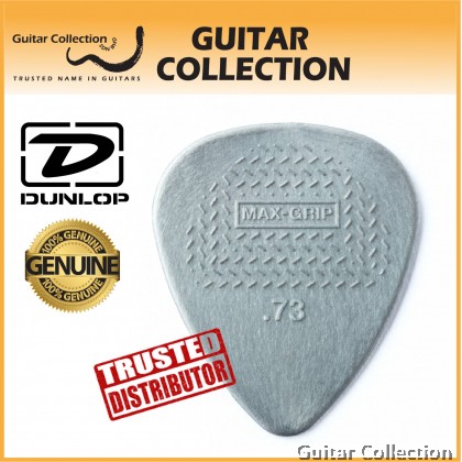 Jim Dunlop 449P073 Max Grip Nylon Guitar Picks | 0.73mm (12 pcs/pack)
