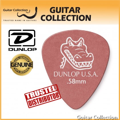 Jim Dunlop 417P058 Gator Grip Guitar Picks | 0.58mm (12 pcs/pack)