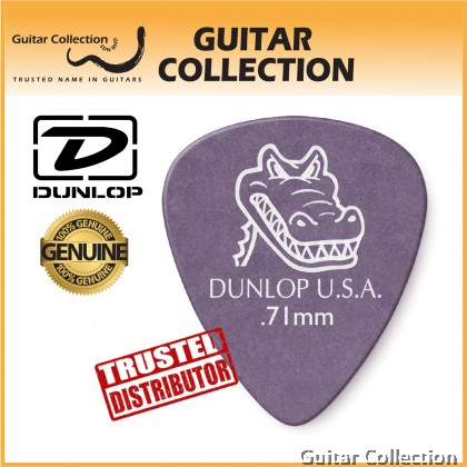 Jim Dunlop 417P071 Gator Grip Guitar Picks | 0.71mm (12 pcs/pack)