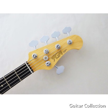 FGN Fujigen JMJ52ALR/AZM | J-Standard Mighty Jazz | 5-String Bass Guitar | Azuki Metallic (Made In Japan)