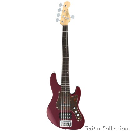 FGN Fujigen JMJ52ALR/AZM | J-Standard Mighty Jazz | 5-String Bass Guitar | Azuki Metallic (Made In Japan)