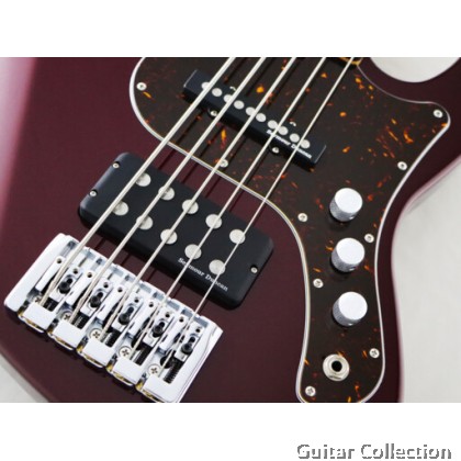FGN Fujigen JMJ52ALR/AZM | J-Standard Mighty Jazz | 5-String Bass Guitar | Azuki Metallic (Made In Japan)