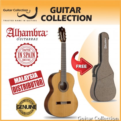 Alhambra 3C A Spruce | Classical Guitar | Solid Spruce Top, Mahogany B&S | Gig Bag (Made In Spain)
