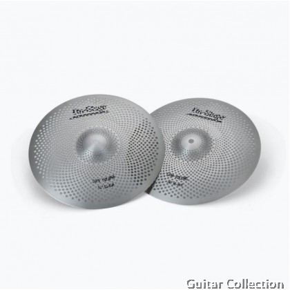 On Stage LVCP5000 Low Volume Cymbals | Stainless Steel (14" Hi-Hat, 16" & 18" Crash, & 20" Ride)