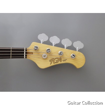 FGN Fujigen BMJ2-R/OLW | Boundary Mighty Jazz | Bass Guitar | Olympic White | Bag