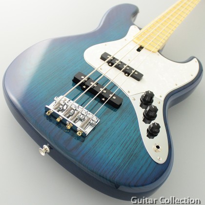 FGN Fujigen NJB100MBAH-SBB | Neo Classic Jazz Bass | Bass Guitar | See-Thru Blue Burst | Bag (Made In Japan)