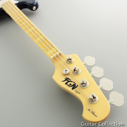 FGN Fujigen NJB100MBAH-SBB | Neo Classic Jazz Bass | Bass Guitar | See-Thru Blue Burst | Bag (Made In Japan)