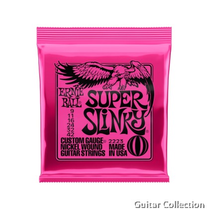 Ernie Ball Super Slinky Electric Guitar Strings | Nickel Wound | 009 - 042 (P02223)