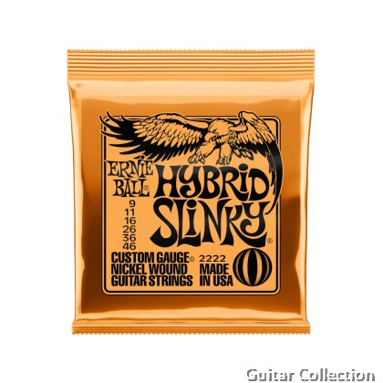 Ernie Ball Hybrid Slinky Electric Guitar Strings | Nickel Wound | 009 - 046 (P02222)