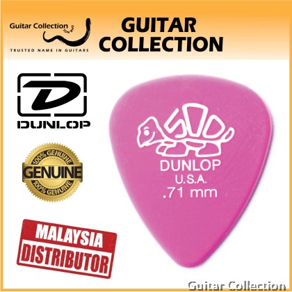 Jim Dunlop 41P071 Delrin 500 Guitar Picks | 0.71mm (12 pcs/pack)