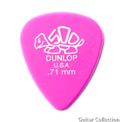 Jim Dunlop 41P071 Delrin 500 Guitar Picks | 0.71mm (12 pcs/pack)
