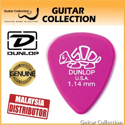 Jim Dunlop 41P114 Delrin 500 Guitar Picks | 1.14mm (12 pcs/pack)