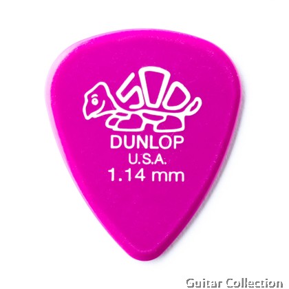 Jim Dunlop 41P114 Delrin 500 Guitar Picks | 1.14mm (12 pcs/pack)