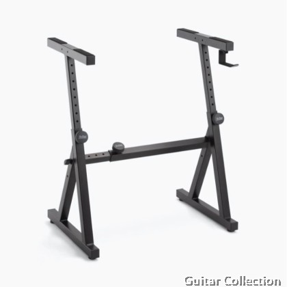 On Stage KS1355 Single Tier Z Keyboard Stand | Built-in Headphone Hanger (Max Weight : 400 lbs / 181 kg)